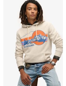 Para hombre. M2013703A Sudadera Outdoor Graphic Stripe (L), Casual, Algodón, Sostenible