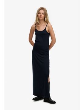 Para mujer. W8012140A Vestido Maxi Cami (L), Casual, Viscosa, Sin mangas / Tirantes