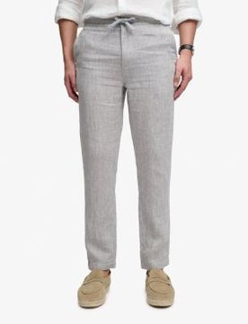 Para hombre. M7011509A Pantalón Merchant Linen (XL), Casual, Lino