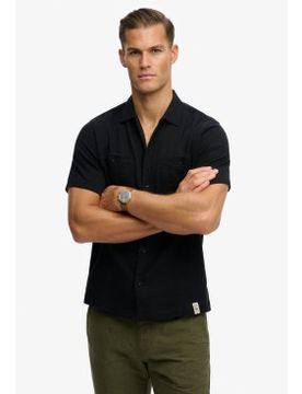 Para hombre. M4011123A Camisa Merchant Textured (XL), Casual, Algodón, Manga corta
