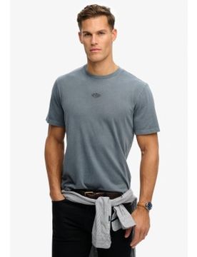 Para hombre. M1012366A Camiseta Micro Logo (S), Casual, Algodón, Manga corta