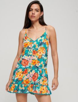 Para mujer. W8011670A Minivestido De Playa (M), Casual, Viscosa, Sin mangas / Tirantes
