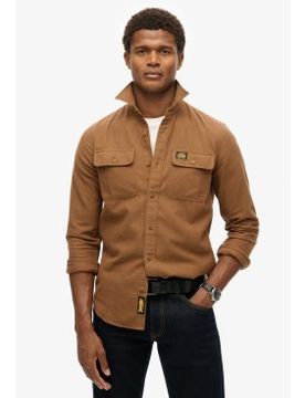 Para hombre. M4010723A Sobrecamisa Trailsman (S), Casual, Algodón, Manga larga