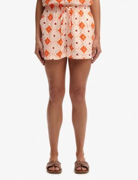 Para mujer. W7110497A Shorts Printed Beach (XS), Casual, Algodón
