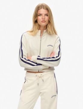 Para mujer. W2012551A Sudadera Essential Logo Zip Track (S), Casual, Algodón, Manga larga