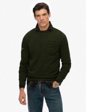 Para hombre. M2014294A Sudadera Utility Loose (XXL), Casual, Algodón