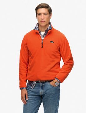 Para hombre. M2014194A Polar Half Zip (L), Casual, Poliéster Reciclado, Sostenible