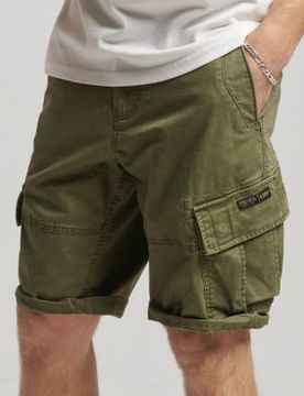 Para hombre. M7110300A Pantalones cortos cargo de algodón orgánico Core (28), Casual, Sostenible