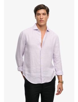 Para hombre. M4011103A Camisa Riviera Lino (M), Casual, Manga larga