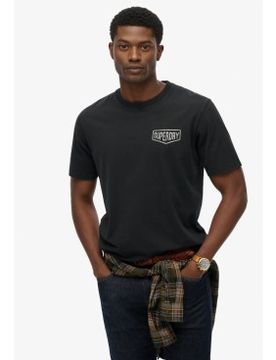 M1012273A Work Tab Loose T-shirt noir (M), Casuel, Coton, Manche courte