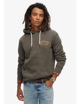 Para hombre. M2013957A Sudadera Tattoo Back Graphic Loose (L), Casual, Algodón, Sostenible