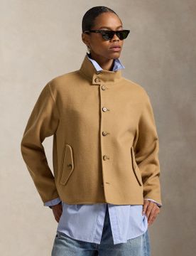 Para mujer. 211A96314002 Chaqueta de lana de doble cara (S), Casual