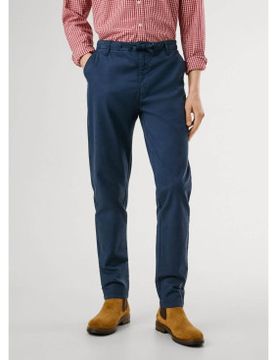 Para hombre. PM2100017 Pantalón Tapered Chino Twill (30), Casual, Algodón