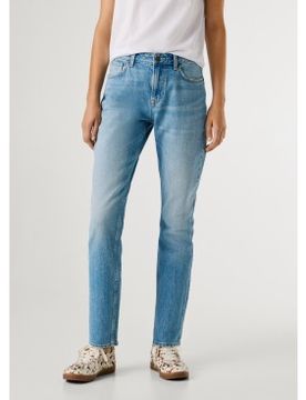 Para mujer. PL20459182VC Jeans Tapered Violet (29/32), Casual, Algodón, Denim