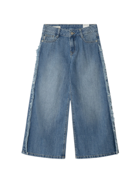 Para niña. PG2000018 Jeans Lexy Frayed (10Años= 140cm), Casual, Algodón, Denim, moda infantil