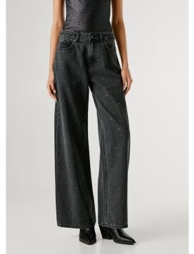 Para mujer. PL2050929 Pantalón Wide Leg Lina (28/32), Casual, Algodón