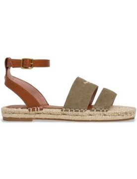 Para mujer. PLS900010 Sandalias de Piel Auri Street (36), Marrón, Plano, Hebilla, Casual