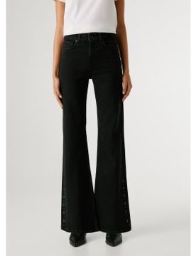 Para mujer. PL2050931 Pantalón Flare Willa (28/30), Casual, Algodón