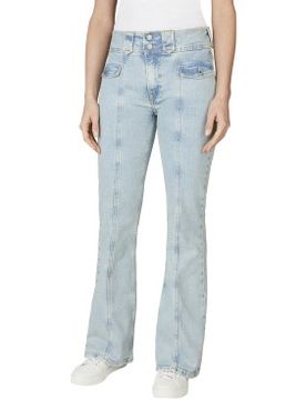 Para mujer. PL2050879 Jeans Venus Flare (25/30), Casual, Algodón, Denim