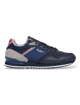 Para hombre. PMS400013 Zapatillas London Cross (41), Plano, Cordones, Casual