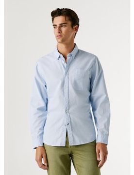 Para hombre. PM3091203 Camisa Pavel (S), Casual, Algodón, Manga larga