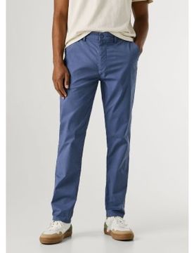 Para hombre. PM2100073 Pantalón Slim Chino Poplin (29), Casual, Algodón
