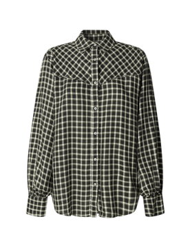 Para mujer. PL3051247 Camisa Nala (L), Casual, Viscosa, Manga larga