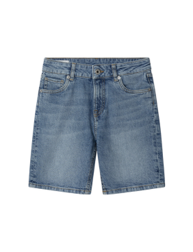 Para niña. PG800869ND2 Short en tejido denim rígido (10años= 140cm), Casual, Algodón, Sostenible, moda infantil