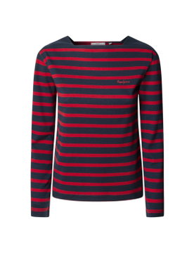 Para mujer. PL5000012 Camiseta Betty (M), Casual, Algodón, Manga larga
