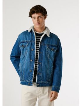 Para hombre. PM40271604A0 Chaqueta Regular (L), Casual, Algodón, Denim