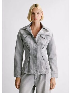 Para mujer. PL4024391 Chaqueta Bella (L), Casual, Denim