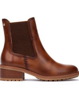 Para mujer. W0D-8792 Botines de Piel Medina (35), 3 a 5cm, Cremallera, Casual