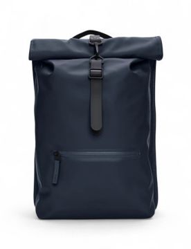 Unisex. 13320 Mochila Rolltop Rucksack (OSFA), Azul, Casual, Poliéster