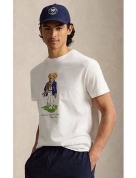 Para hombre. 710B16069001 Camiseta de Wimbledon con Polo Bear (M), , Casual, Algodón, Manga corta