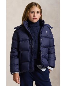 Para niña. 313970102500 Abrigo Down Acolchado ((S) 7años= 130/134cm), Casual, Sostenible, Nylon reciclado, moda inf