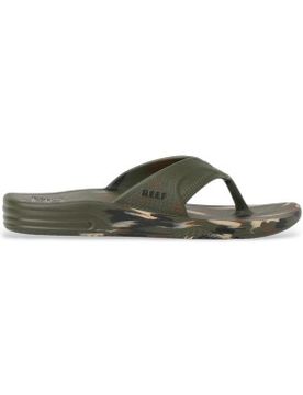 Para hombre. CJ8548 Chanclas Fanning H20 (46), Plano, Ninguno, Camuflaje, Beachwear