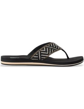 Para mujer. CJ9415 Chanclas Spring Woven (38.5), Plano, Ninguno, Beachwear, Poliéster reciclado