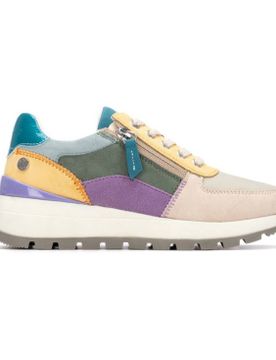 Para mujer. 17512702-HIELO Zapatillas 175127 mulicolor (36), 1 a 3cm, Cremallera, Casual, Multicolor