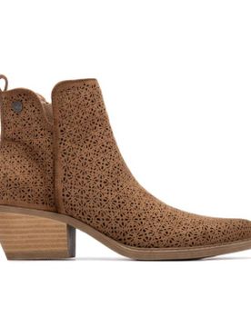 Para mujer. 17504102-CAMEL Botines 175041 (36), 3 a 5cm, Cremallera, Casual