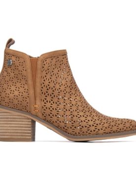 Para mujer. 17515206-CAMEL Botines 175152 (38), 3 a 5cm, Cremallera, Casual