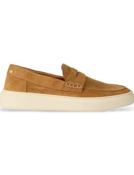 Para hombre. RZ8H0002L Mocasines de Piel Brice Tonal (41), Plano, Ninguno, Casual, Clásico