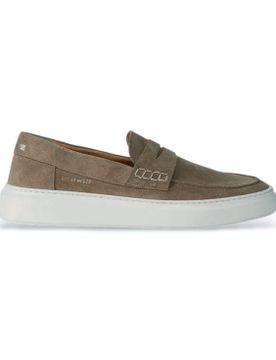 Para hombre. RZ8H0002L Mocasines de Piel Brice Tonal (42), Plano, Ninguno, Casual, Clásico