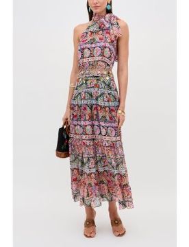 Para mujer. 010.01500.226.08050 Vestido Abi multicolor (XS), Casual, Rayon, Sin mangas / Tirantes