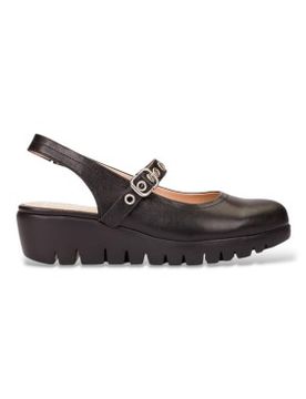 Para mujer. C-33353 Zapatos de Piel Fly53 (36), 3 a 5cm, Hebilla, Casual