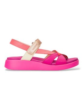 Para mujer. C-6552 Sandalias Combi (36), Plano, Velcro, Casual