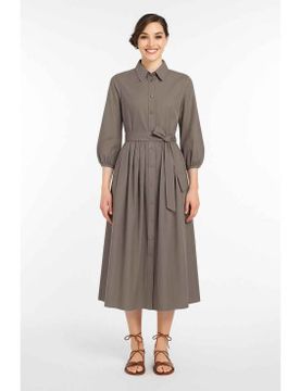 Robe chemise Catone (38), Casuel, Coton, Manche longue