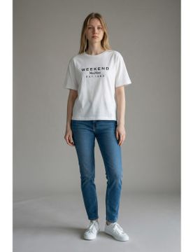 T-shirt Wkdsabato (S), Casuel, Coton, Manche courte