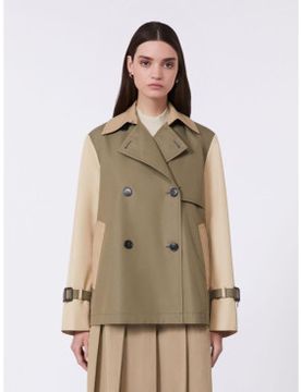 Para mujer. 2615021051600 Gabardina Wkdbiglia (38), Casual, Algodón