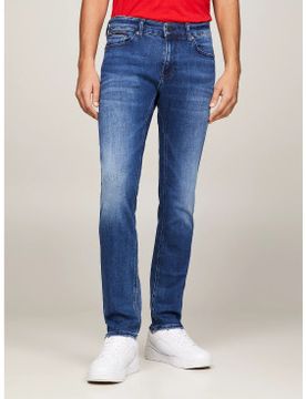 Para hombre. DM0DM09564 Jeans Scanton Elásticos (27/34), Casual, Algodón, Denim