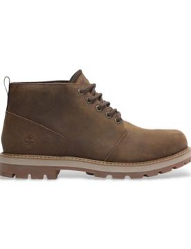 Para hombre. TB0A69TWEM61 botines Chukka de piel Britton Road Mid (40), Plano, Cordones, Casual, Sostenible